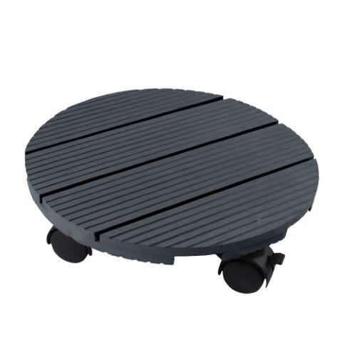 Nature - Plantentrolley - Antraciet - ⌀ 30 cm Nature - Plantentrolley - Antraciet - ⌀ 30 cm
