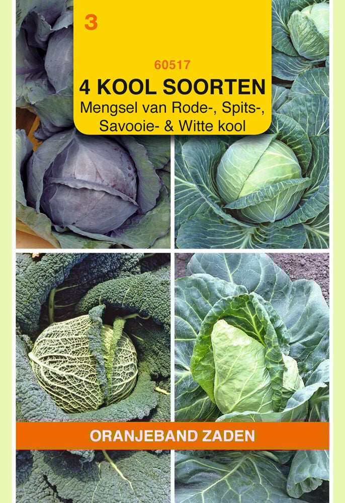 Oranjeband zaden Gemengde koolsoorten - Groentezaden