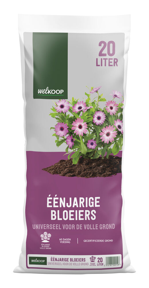Welkoop Eenjarige bloeiers Universeel - Potgrond - 20 Liter Welkoop Eenjarige bloeiers Universeel - Potgrond - 20 Liter