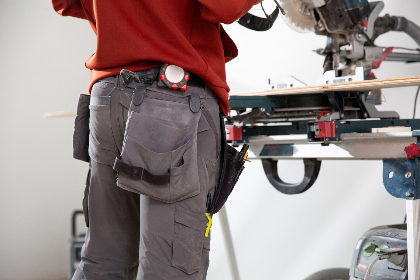 Mascot Customized - Spijkerzakken Bouwvakker - Bosgroen - 1 maat