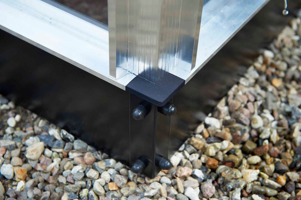 HALLS Magnum 108 Tuinkas - Fundering - zwart - 12x3x1 cm