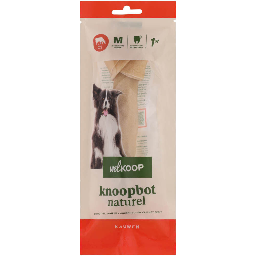 Welkoop - Knoopbot - Naturel - rund - M Welkoop - Knoopbot - Naturel - rund - M