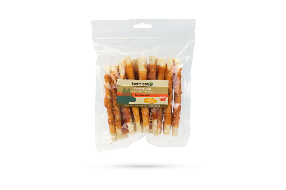 Beeztees Kauwstaafjes- Hondensnack - 20 Stuks - Kip Beeztees Kauwstaafjes- Hondensnack - 20 Stuks - Kip