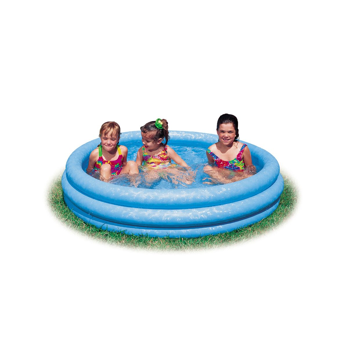 Intex Crystal Blue Pool Familiebad - Zwembaden - Blauw - 23.2x24.5x33 cm - 147 cm