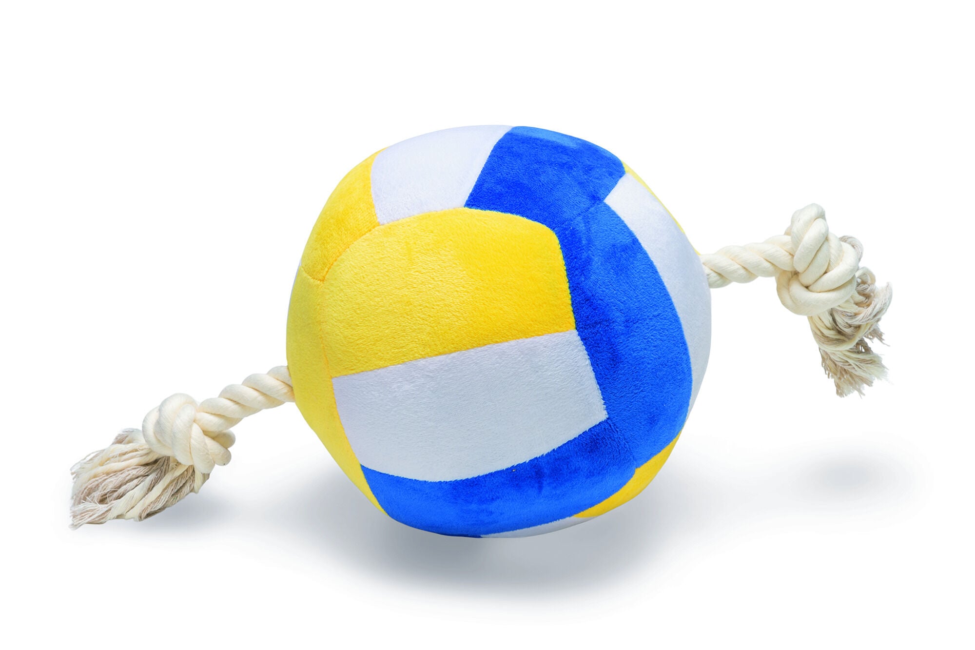 Beeztees -Volleybal Pluche - Knuffel - Flostouw - Hondenspeelgoed Beeztees -Volleybal Pluche - Knuffel - Flostouw - Hondenspeelgoed