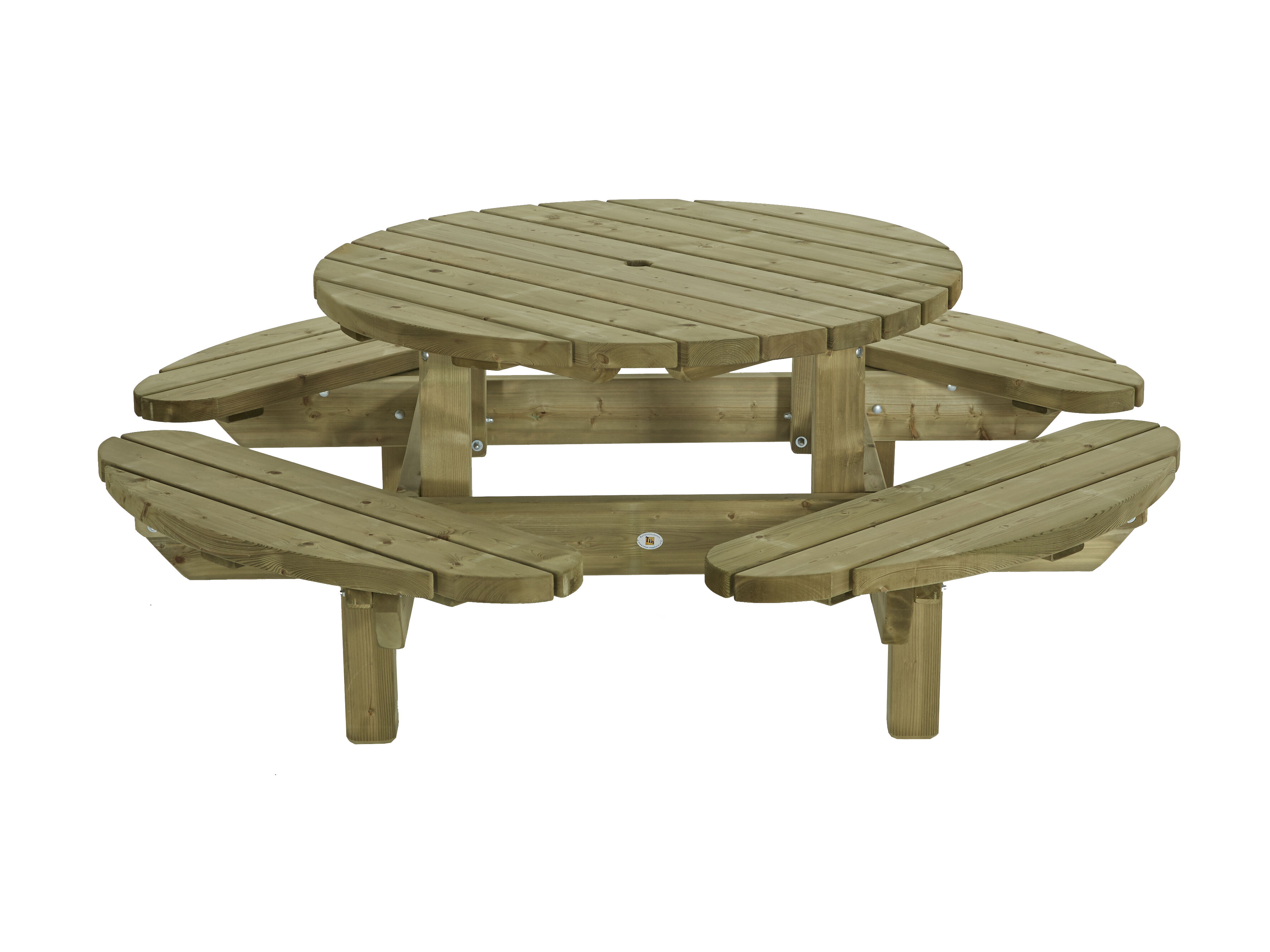 Talen Rond  - Picknicktafel