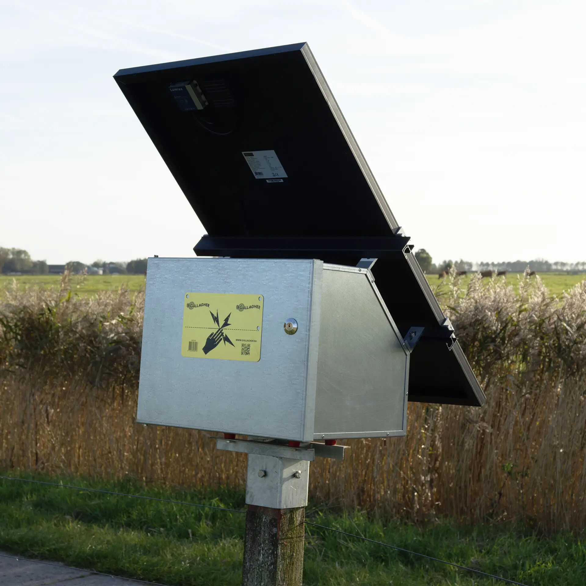 GallagherMBS1000i solarbox inbraakwerend - Solar Schrikdraadapparaat - 28.5 cm - 37 cm
