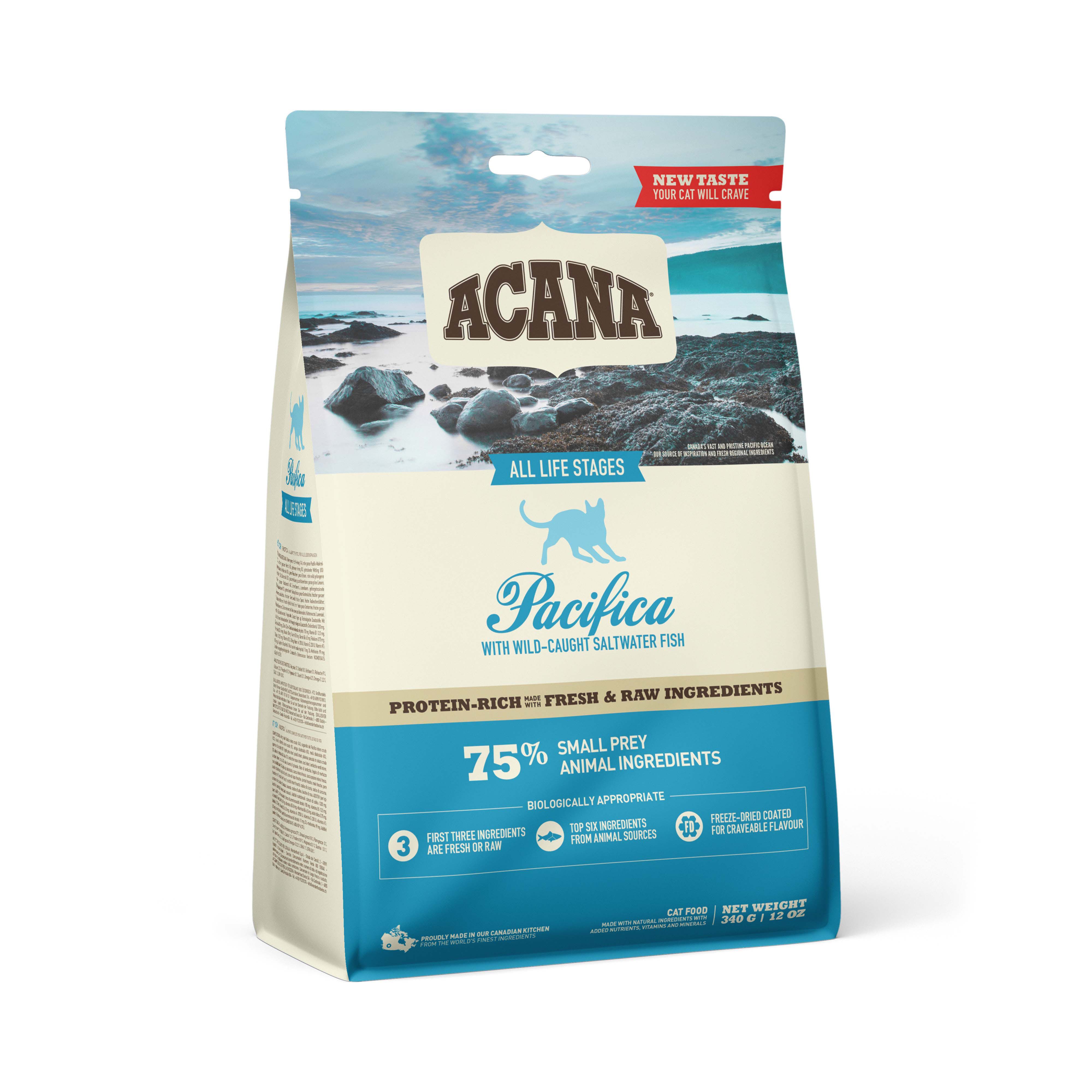 Acana Pacifica Cat - Kattenvoer - 0.34 Kilogram - haring, vis Acana Pacifica Cat - Kattenvoer - 0.34 Kilogram - haring, vis