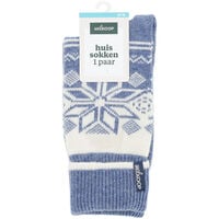 Welkoop Huissokken - Wol - Blauw
