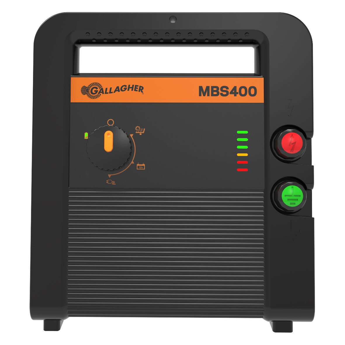 Gallagher MBS400 Met 40w solarpaneel met gratis Voltmeter - Schrikdraadapparaten - 28 cm - Multi - 230V/12V/Solar - 3.1 Joule - 25.7 cm