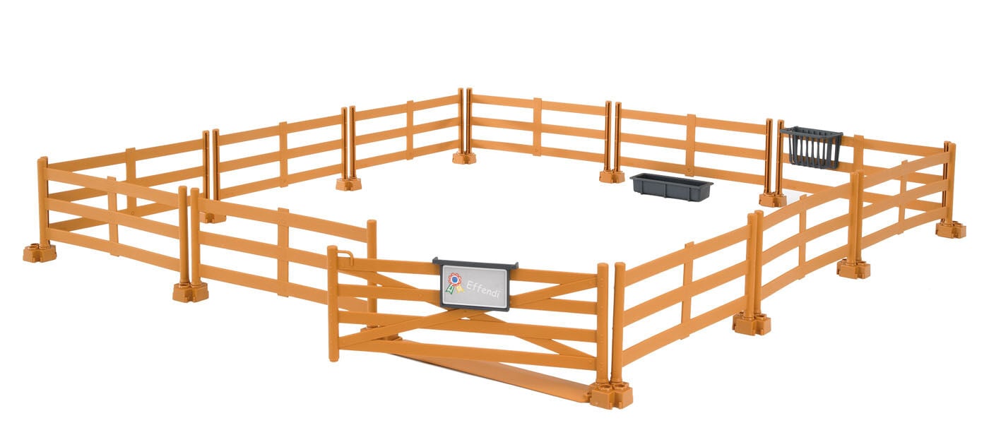 Bruder Paardenafrastering (bruin) 1:16 - Accessoires Bruder Paardenafrastering (bruin) 1:16 - Accessoires
