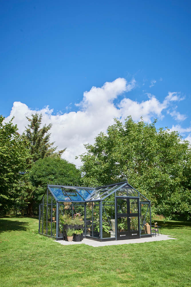 Juliana Orangeri - Tuinkas - Grijs - 267x583x493 cm - Veiligheidsglas