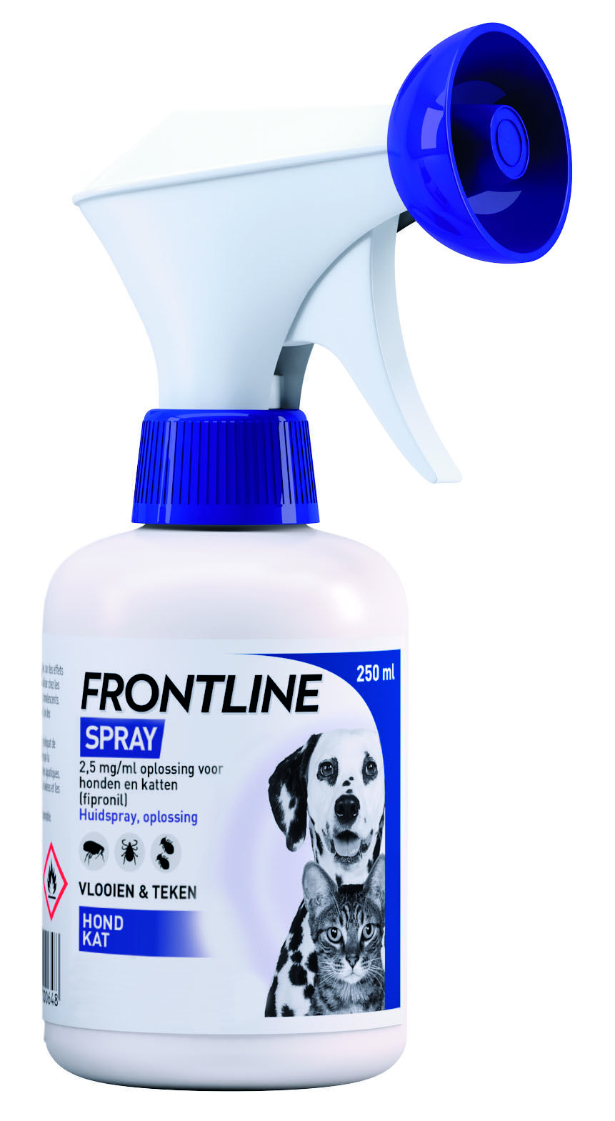 Frontline - Anti vlooien en teken - Spray - 250 Milliliter