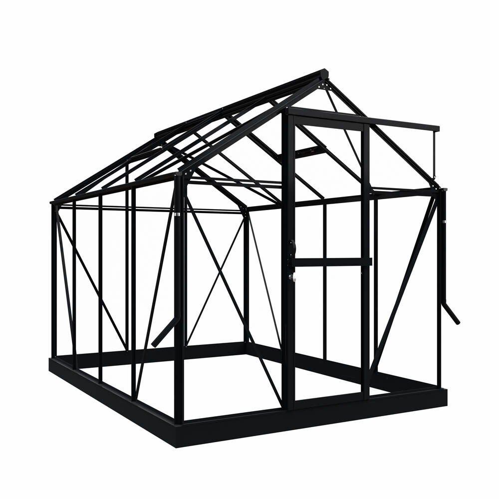 Royal Well Mary II - Tuinkas - zwart - 241x212x291 cm - Veiligheidsglas