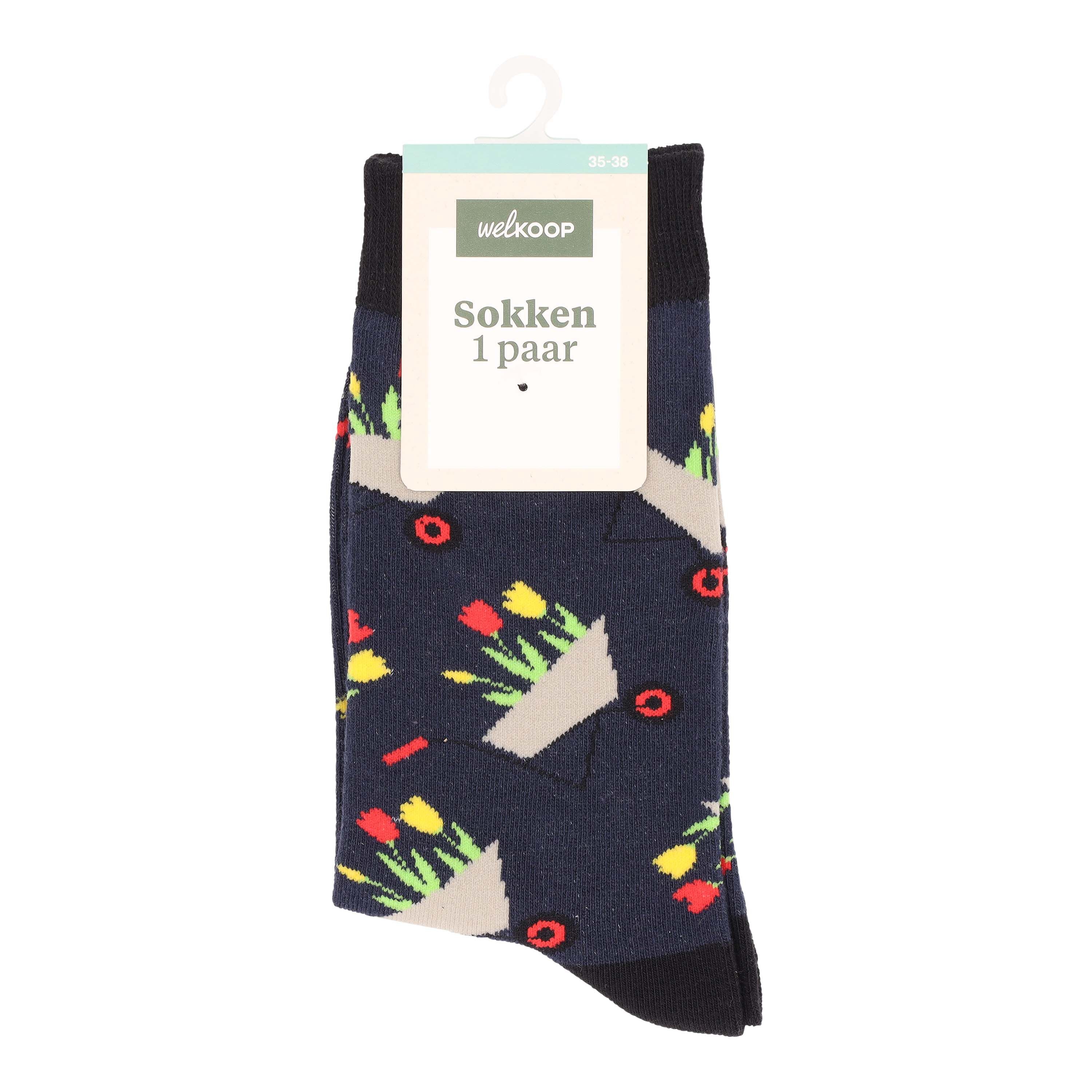 Welkoop Fun Tulp - Sokken