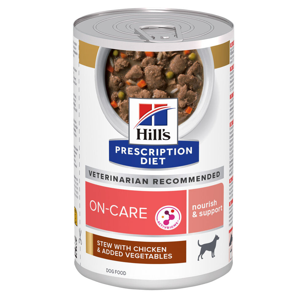 Hill's Prescription Diet ON-Care - Hondenvoer veterinair - 354 Gram - groente, kip Hill's Prescription Diet ON-Care - Hondenvoer veterinair - 354 Gram - groente, kip