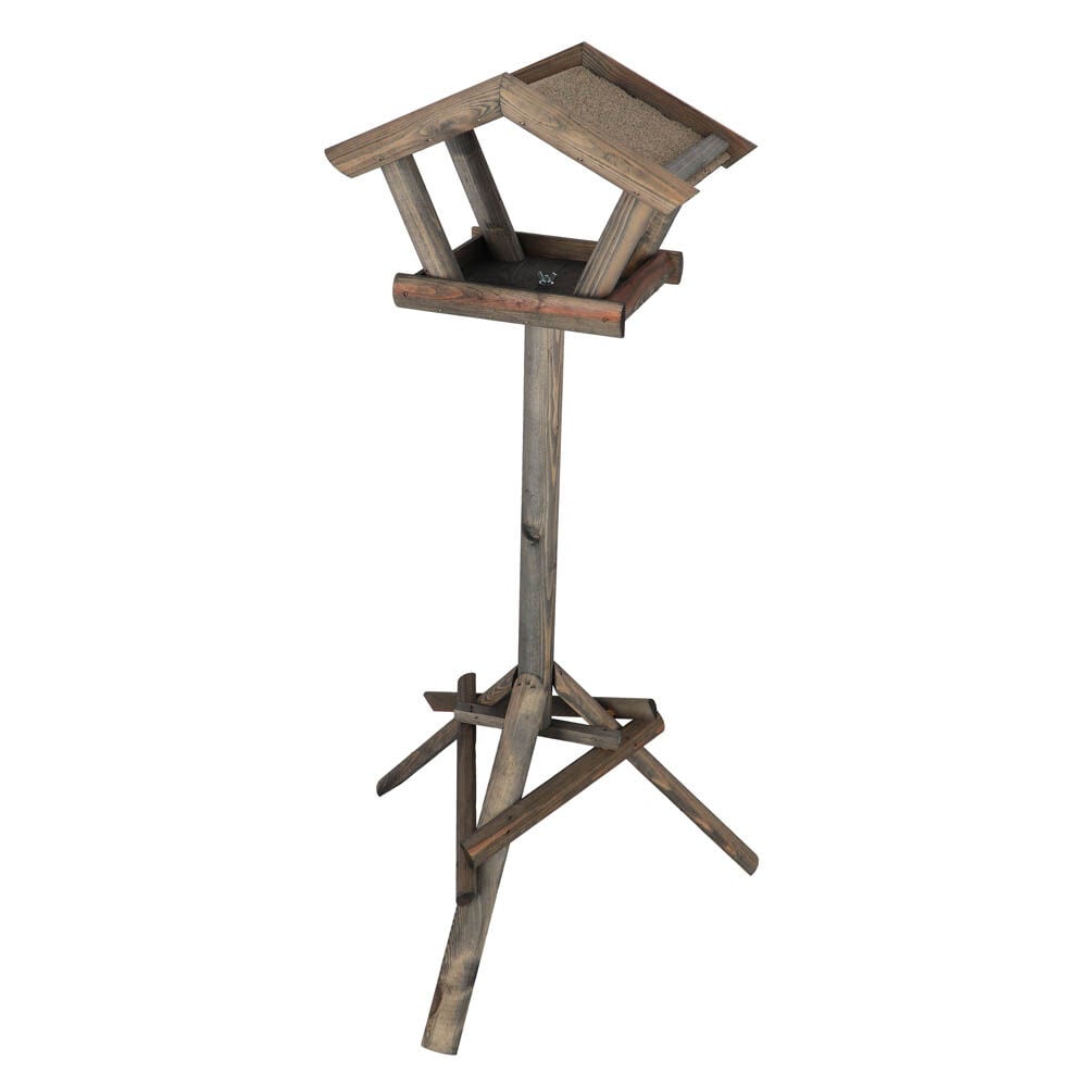 Best for Birds Merel - Voederhuis op paal - Grijs