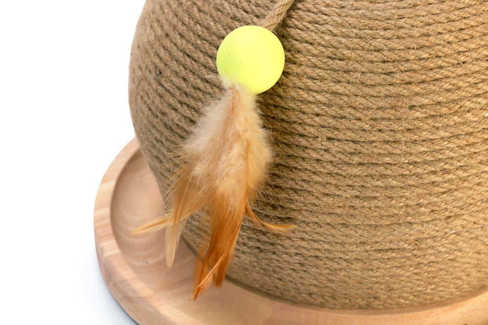 Designed by Lotte Mila - Krabpaal - Naturel - 29.5x29.5x22 cm