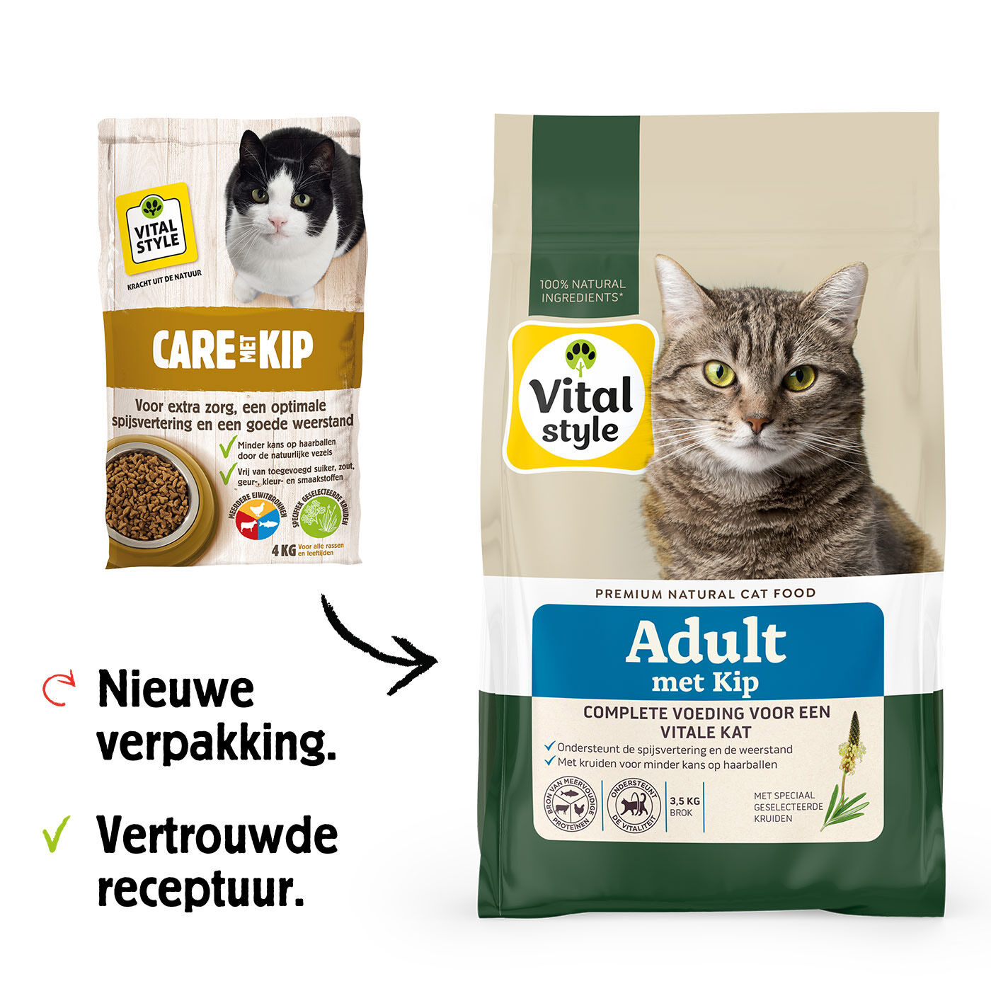 VITALstyle - Kattenvoer - 4 Kilogram - kip
