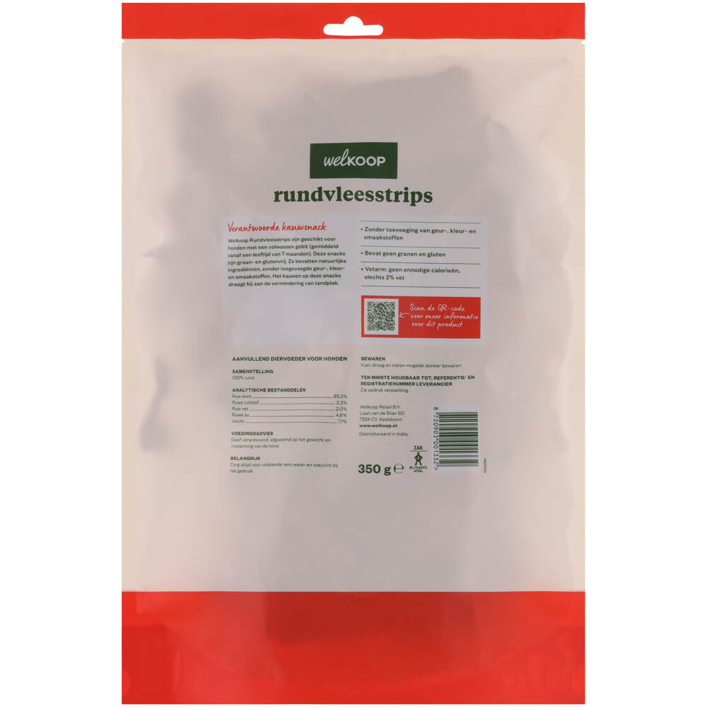 Welkoop - Rundvleesstrips - 350 Gram - rund