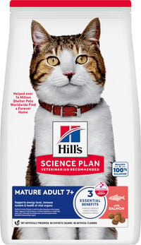 Hill's Science Plan Mature Adult 7+ - kattenvoer - 1.5 Kilogram - zalm