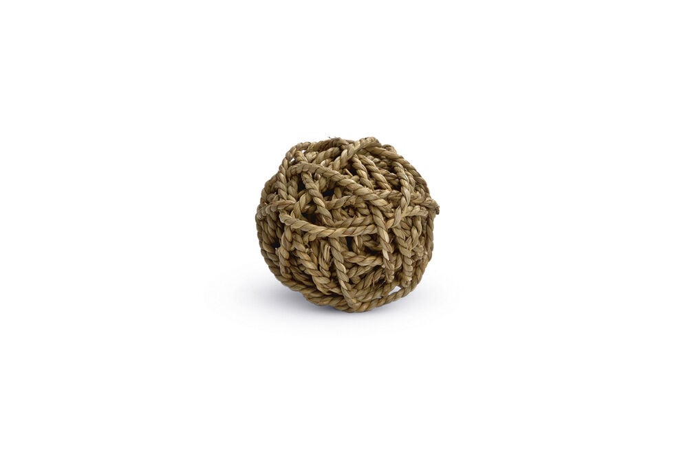 Beeztees Gevlochten Speelbal  - Knaagdierspeelgoed - 18x8x8 cm