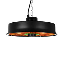 Eurom 1500 RC - Hangende terrasverwarmer - Zwart - 1500 W