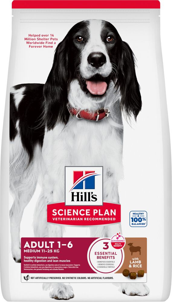 Hill’s Science Plan Adult - Hondenvoer - 12 Kilogram - Lam & rijst Hill’s Science Plan Adult - Hondenvoer - 12 Kilogram - Lam & rijst