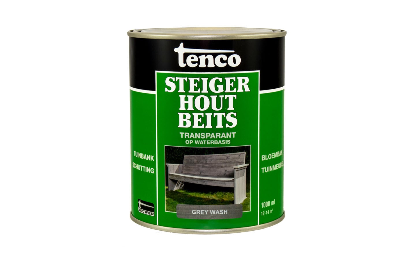Tenco - Steigerhoutbeits - 1 Liter - Grijs Tenco - Steigerhoutbeits - 1 Liter - Grijs