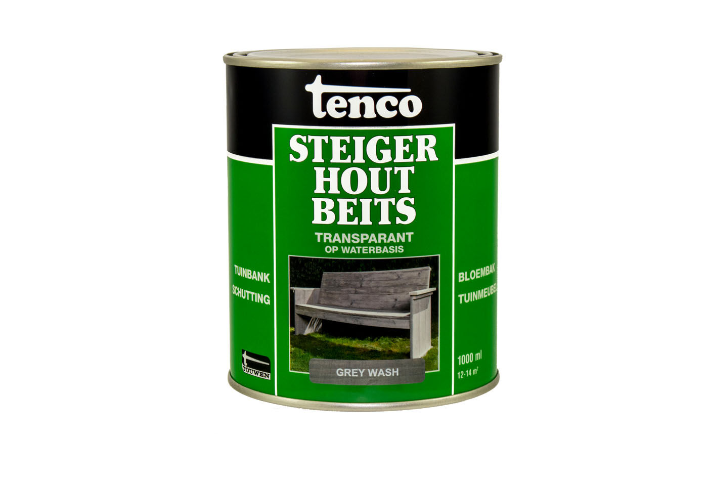 Tenco - Steigerhoutbeits - 1 Liter - Grijs