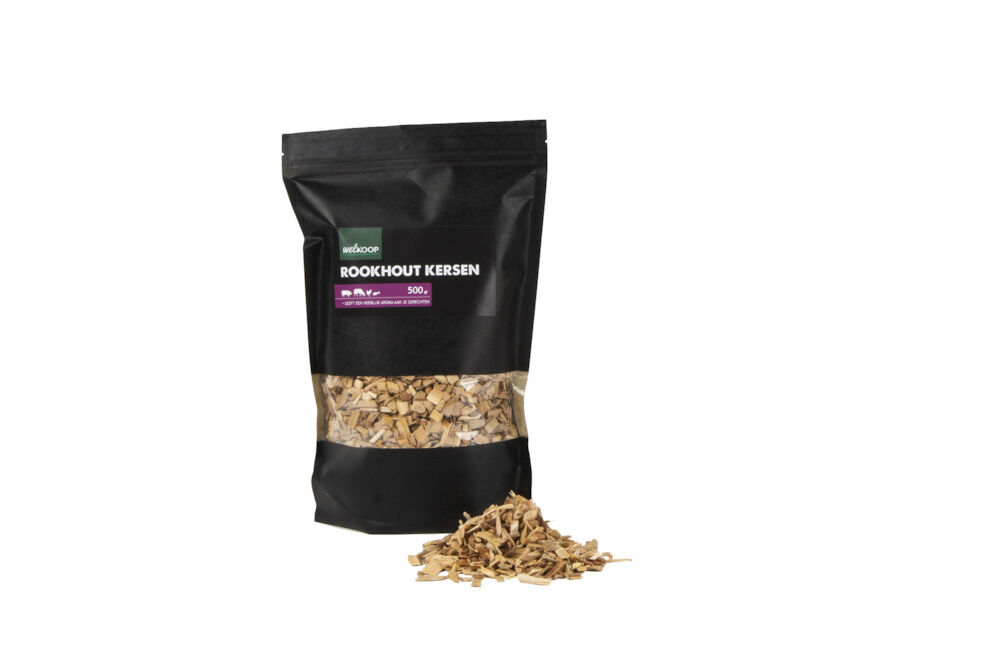 Welkoop - Rookhout Kers - 500 Gram - Bruin - Kers Welkoop - Rookhout Kers - 500 Gram - Bruin - Kers