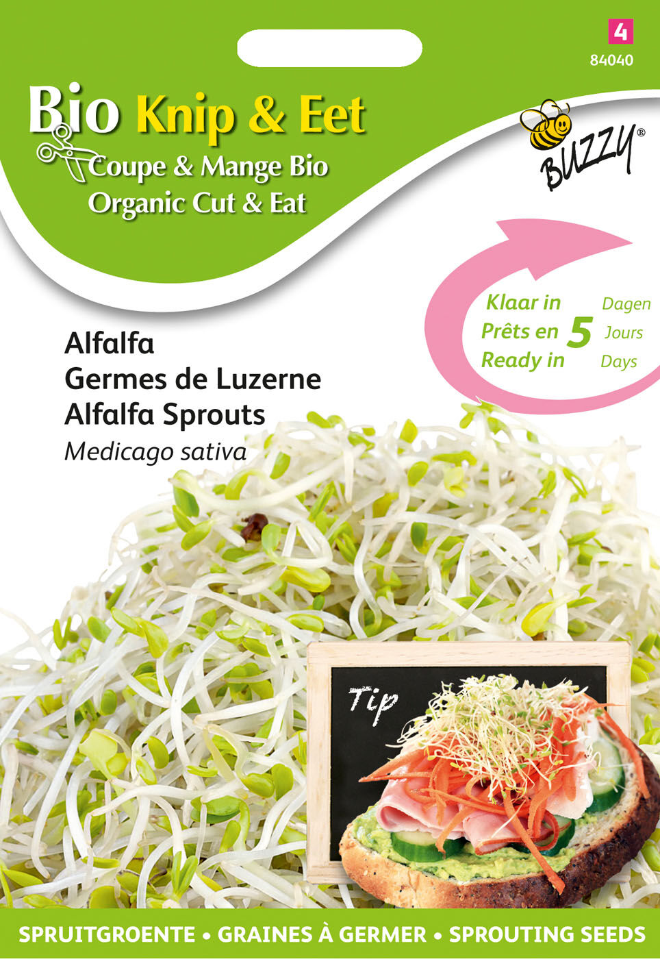 Buzzy® Organic Sprouting - Alfalfa Buzzy® Organic Sprouting - Alfalfa