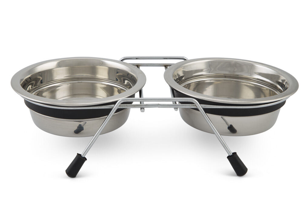 Beeztees Lumara - Voerbak - Grijs - 13 cm