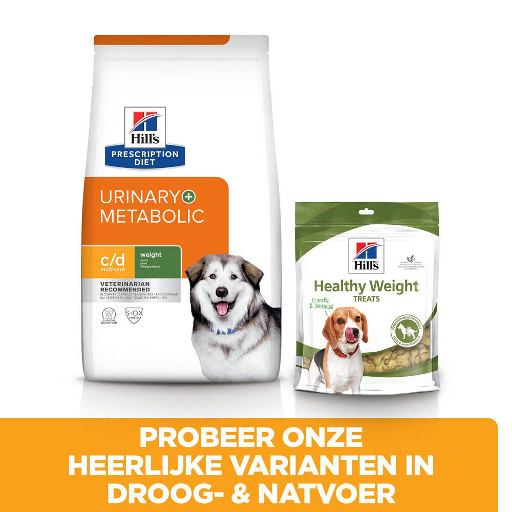 Hill's Prescription Diet Urinary+Metabolic Multicare - Hondenvoer - 12 Kilogram - gevogelte