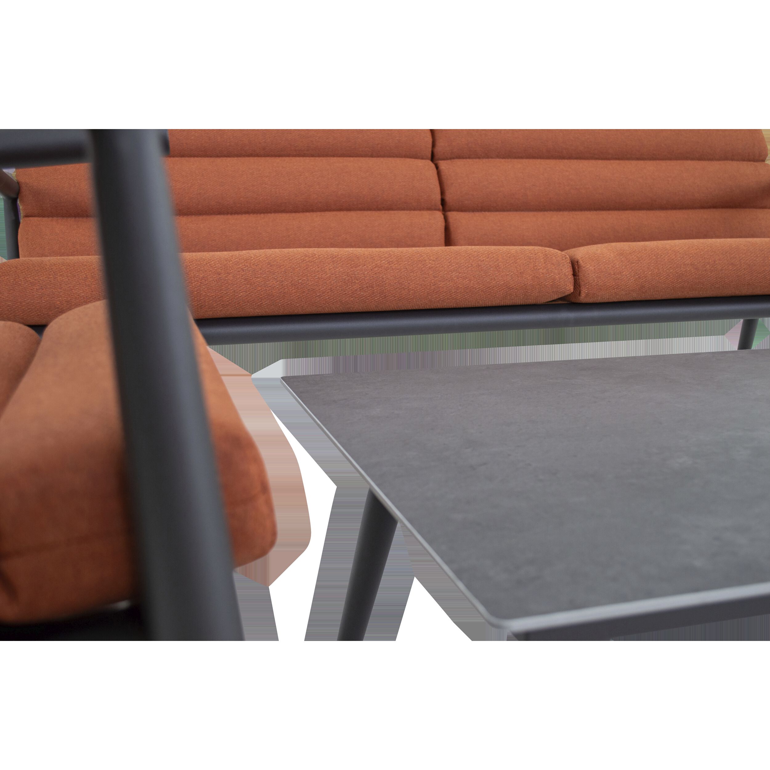 Lesli Living Harper - Loungeset - Terra - 72x76x168 cm