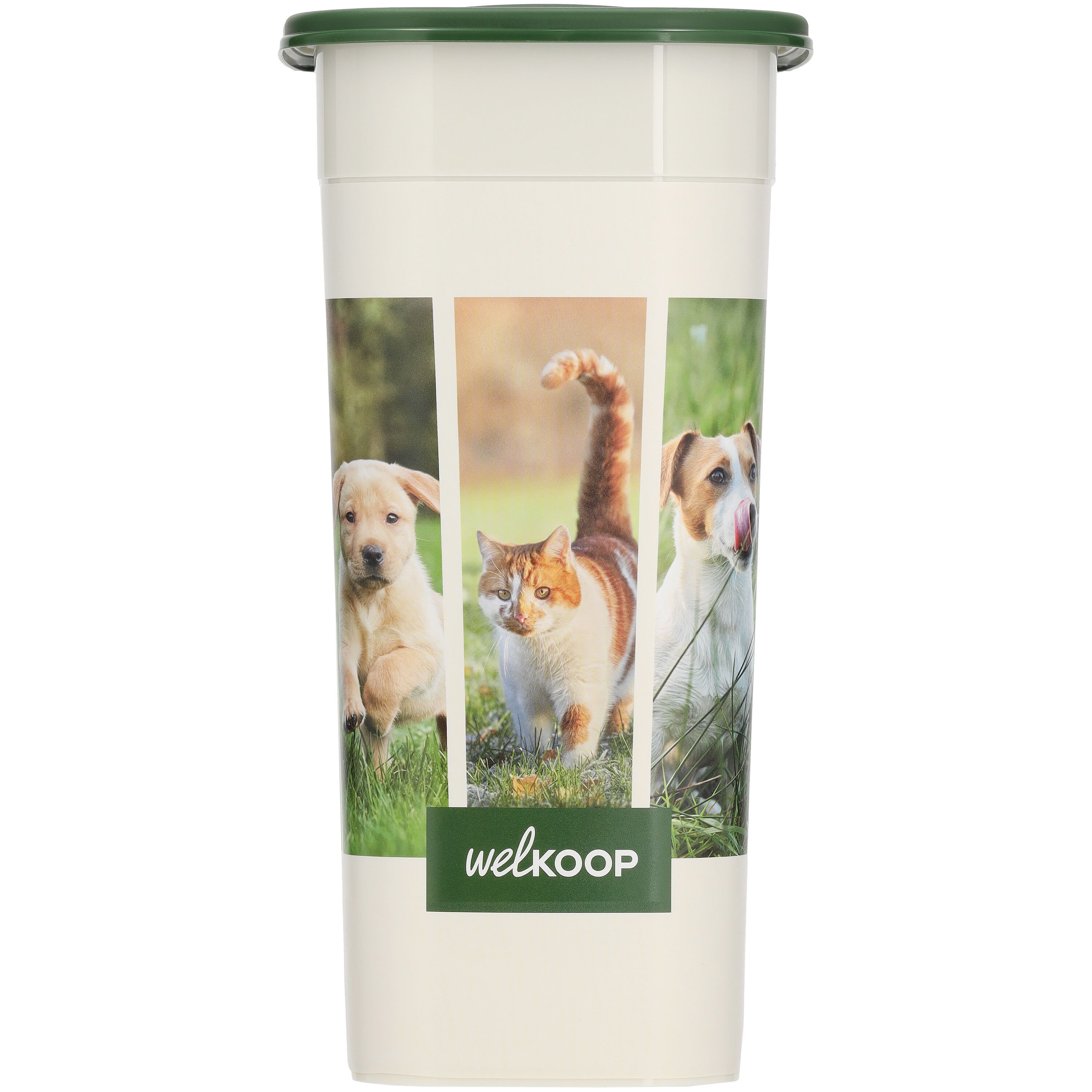 Welkoop - Voerton - 4.1 Liter - Wit Groen