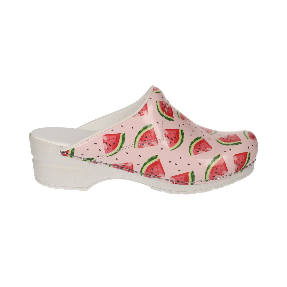 Sanita Flex 314 Fruity Watermeloen - Klompen - Roze / Wit - 42 Sanita Flex 314 Fruity Watermeloen - Klompen - Roze / Wit - 42