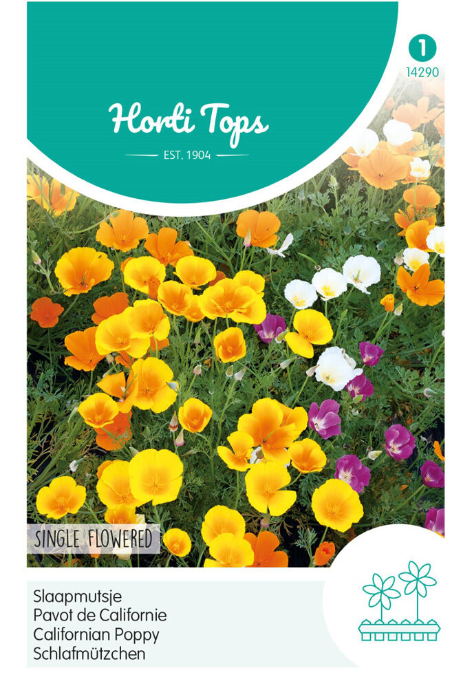 Hortitops Slaapmutsje Enkelbloemig - Bloemzaden Hortitops Slaapmutsje Enkelbloemig - Bloemzaden