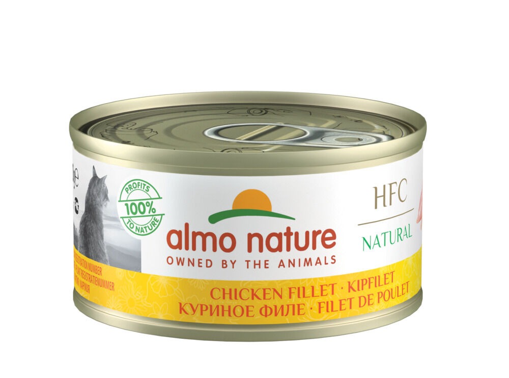 Almo Nature HFC - Kattenvoer - 70 Gram - kip Almo Nature HFC - Kattenvoer - 70 Gram - kip