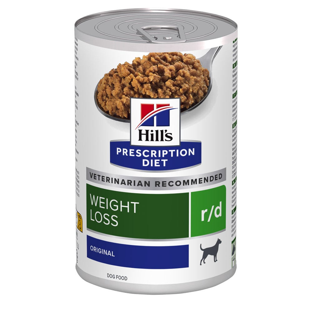 Hill's Prescription Diet r/d Weight Reduction - Hondenvoer veterinair - 0.35 Kilogram - gevogelte Hill's Prescription Diet r/d Weight Reduction - Hondenvoer veterinair - 0.35 Kilogram - gevogelte