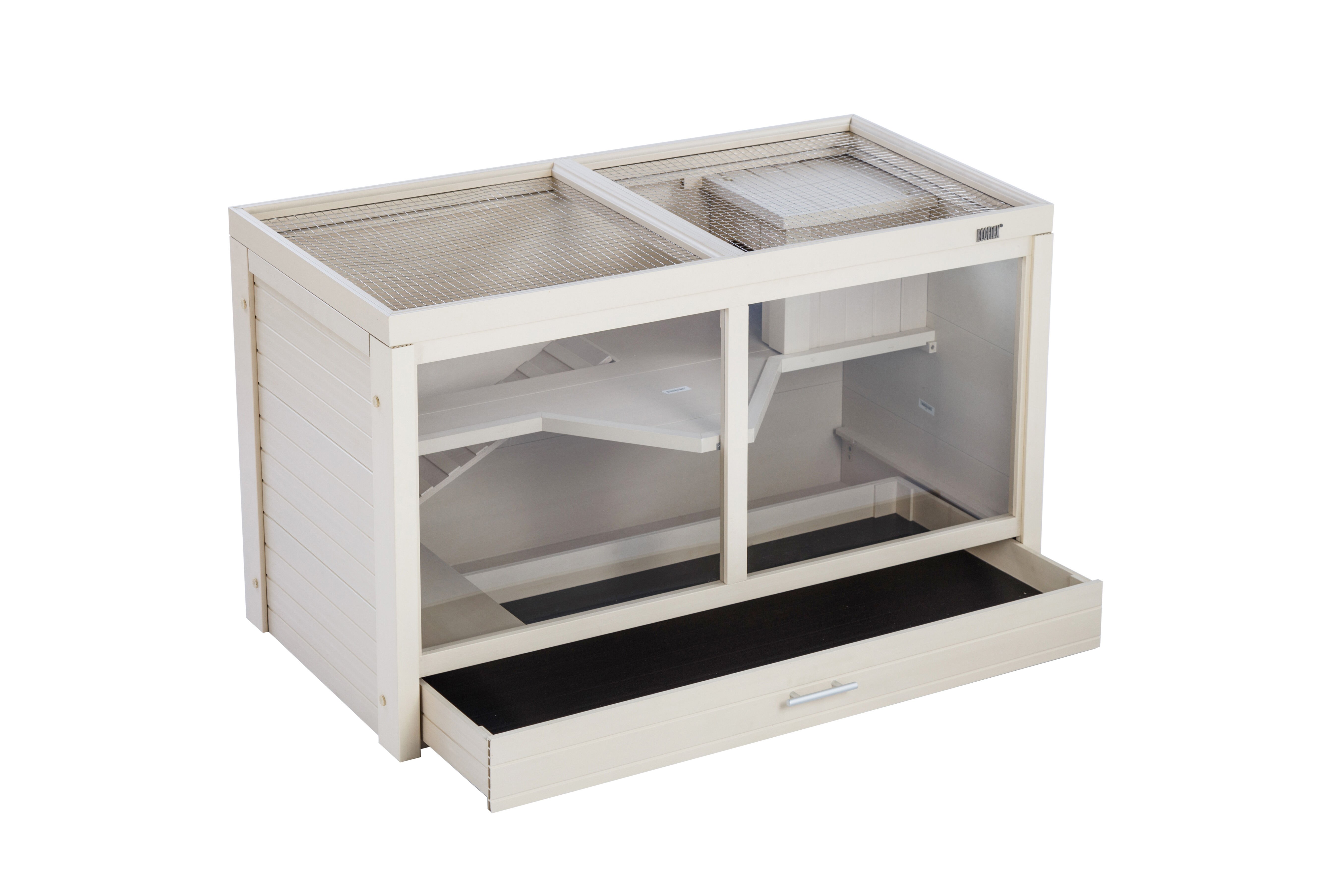 New Age Pet Park Avenue - Konijnenhok meubel - Beige - 60x100x50 cm