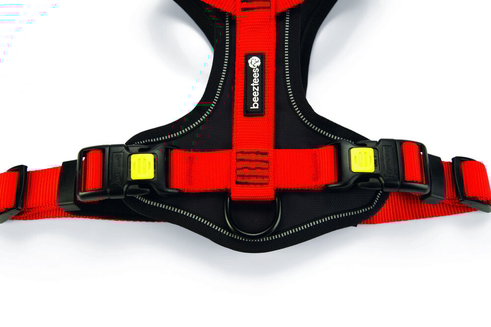 Beeztees Premium Parinca - Y-tuig Hond - rood - 59 tot 67 cm