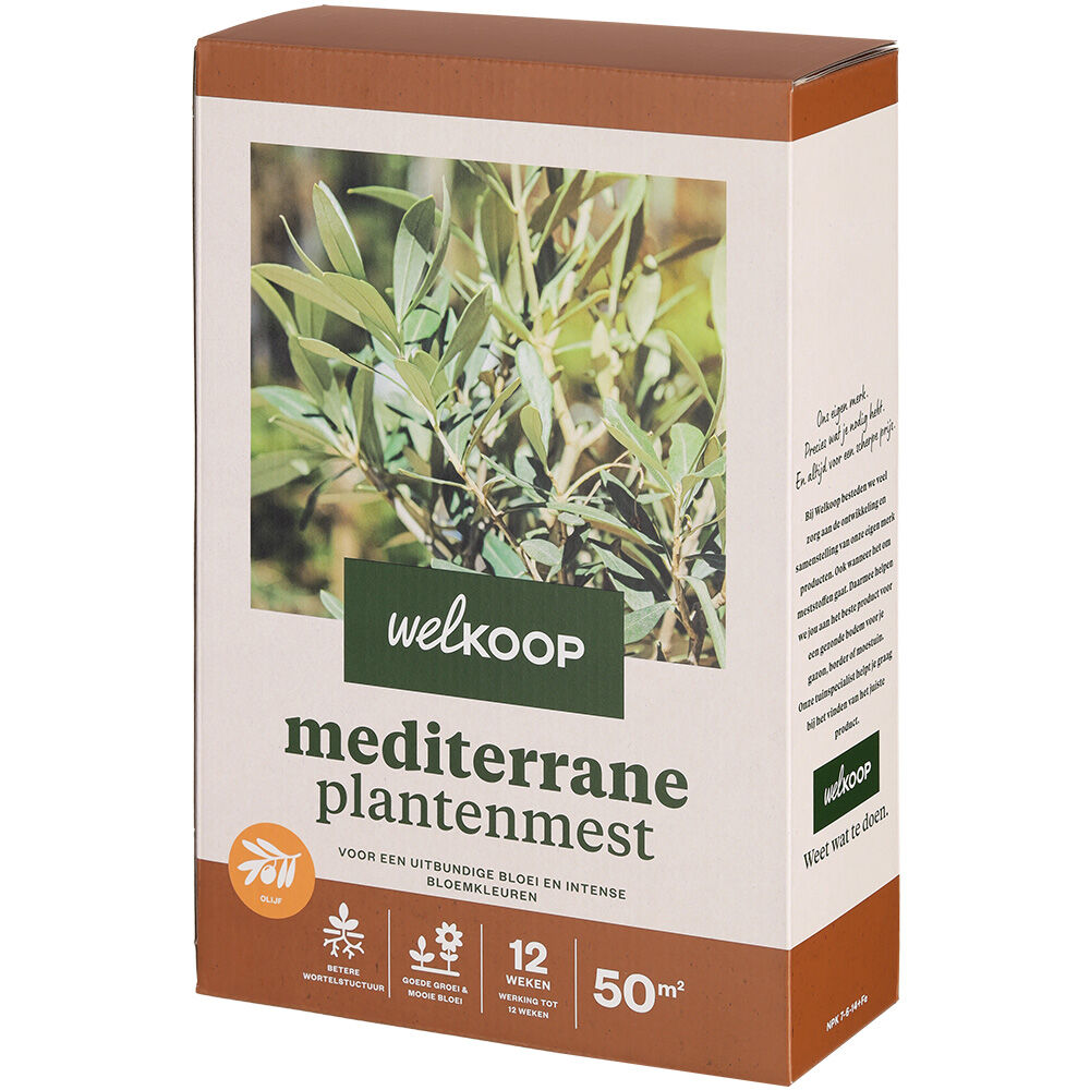 Welkoop - Mediterrane Plantenmest - 50 m2 - 2 Kilogram