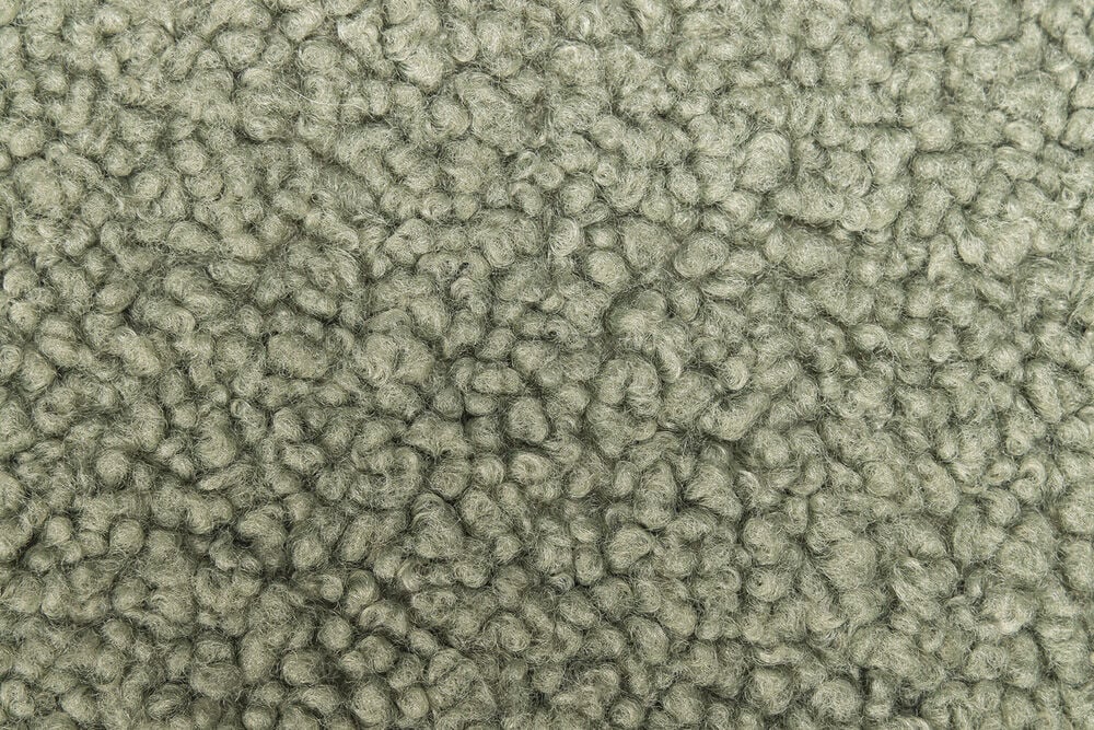 Designed by Lotte Yndis - Hondenkussen - Bouclé - Ovaal - Groen - 15x85x115 cm - XL