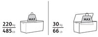 Keter Comfy - Opbergbox - 57.3x45x117.5 cm