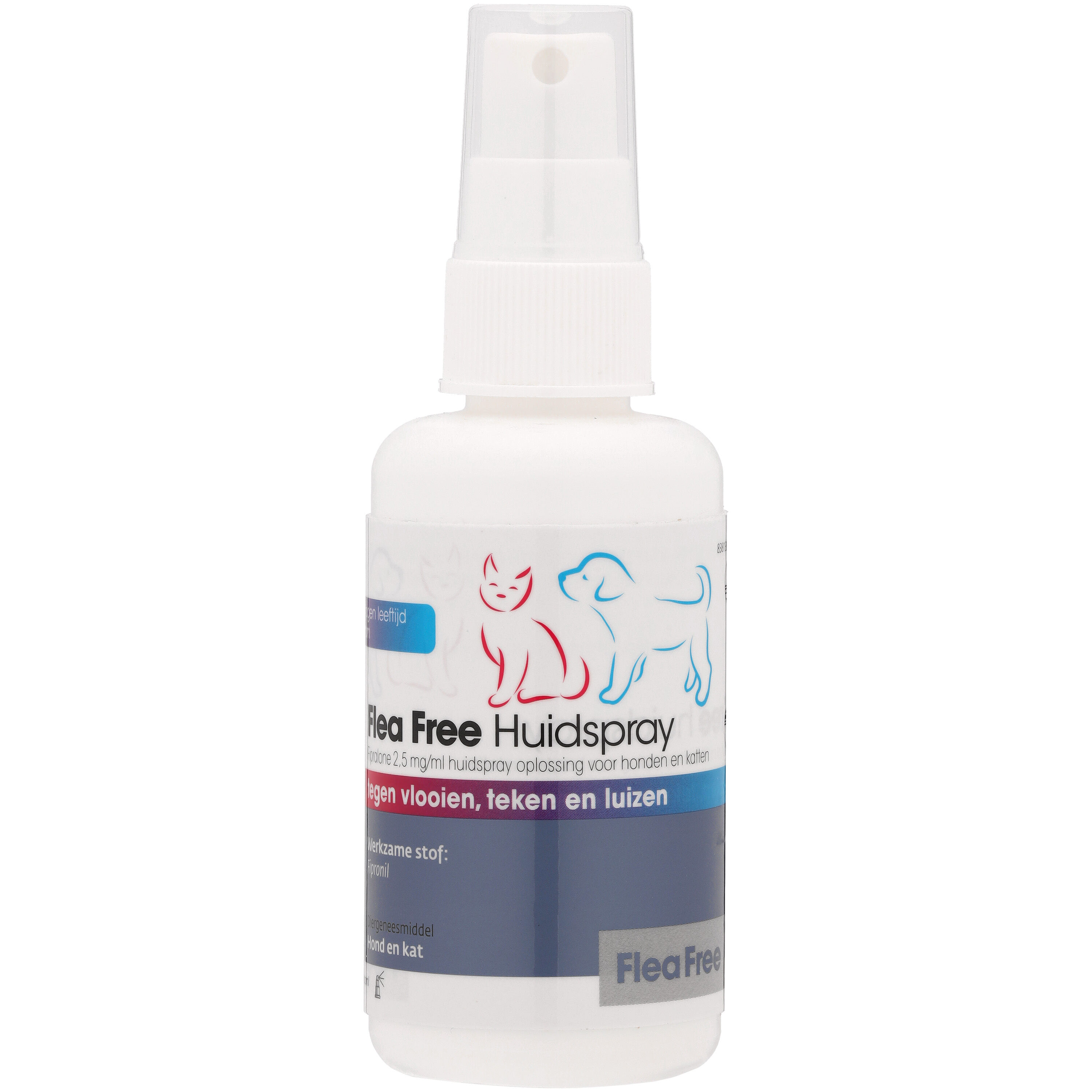 Flea Free Huidspray - Anti Vlooien en teken - Hond en Kat - 100 Milliliter Flea Free Huidspray - Anti Vlooien en teken - Hond en Kat - 100 Milliliter