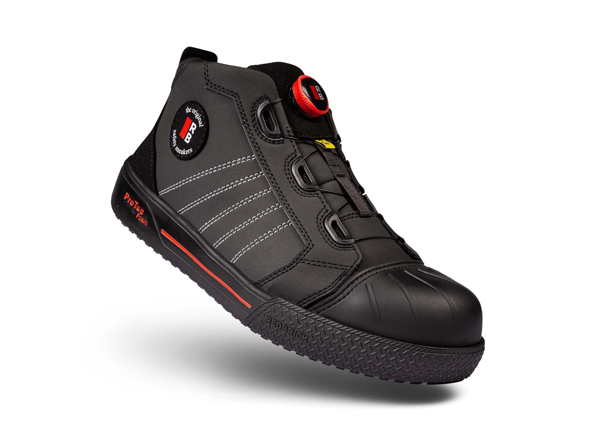 Redbrick Sprint Hoog - Werkschoenen - Zwart - 39