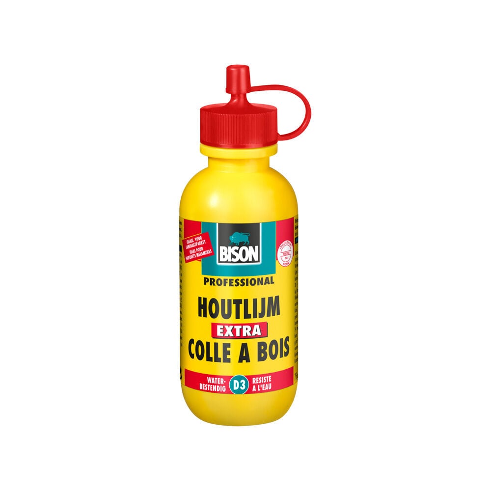Bison Houtlijm Extra - 75 Gram - Wit Bison Houtlijm Extra - 75 Gram - Wit