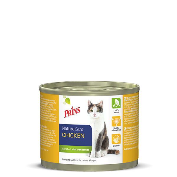 Prins Naturecare Cat - Kattenvoer - 200 Gram - kip