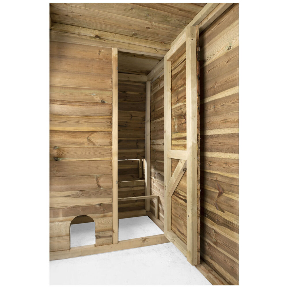 Voldux Toon - Kippenhok met ren - Naturel - Links